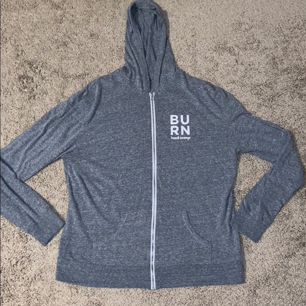 Burn Boot Camp Tissue Rose Gold Logo Hoodie XL